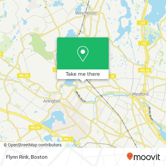Mapa de Flynn Rink