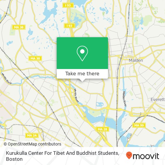 Mapa de Kurukulla Center For Tibet And Buddhist Students