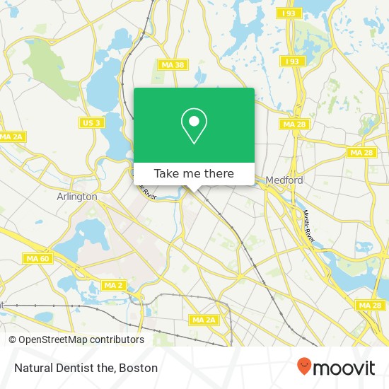 Natural Dentist the map