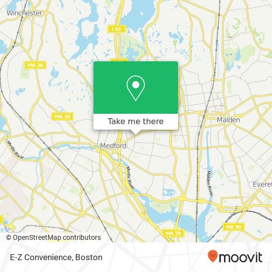 E-Z Convenience map