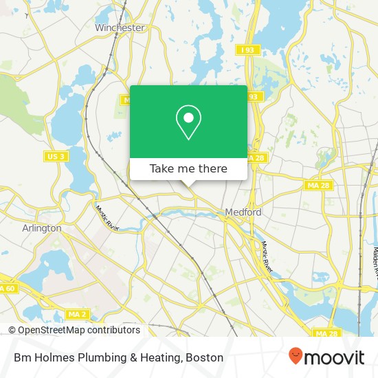 Bm Holmes Plumbing & Heating map