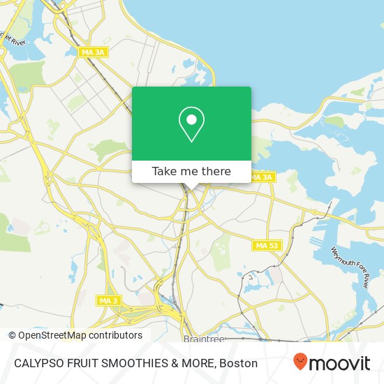 Mapa de CALYPSO FRUIT SMOOTHIES & MORE