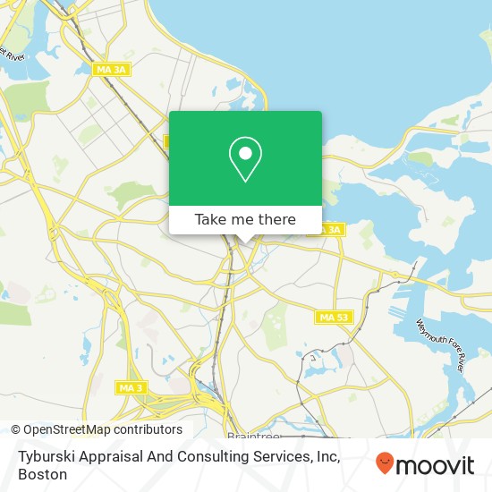 Mapa de Tyburski Appraisal And Consulting Services, Inc