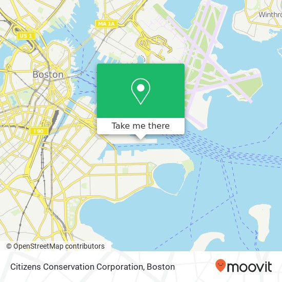 Mapa de Citizens Conservation Corporation