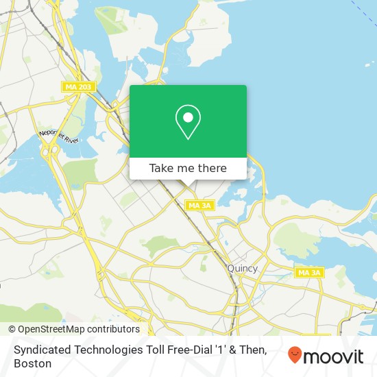 Mapa de Syndicated Technologies Toll Free-Dial '1' & Then