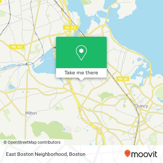 East Boston Neighborhood map