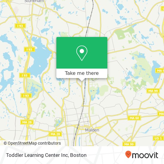 Mapa de Toddler Learning Center Inc