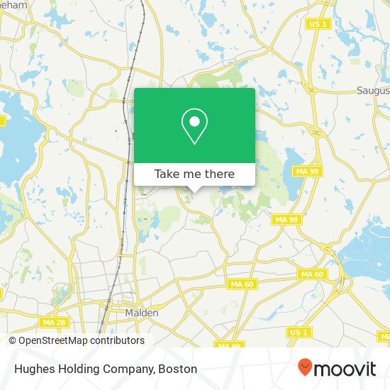 Hughes Holding Company map