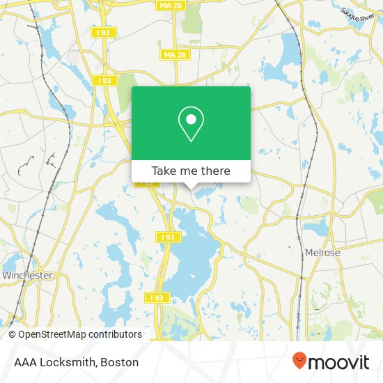 AAA Locksmith map