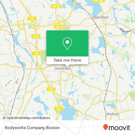 Bodyworks Company map
