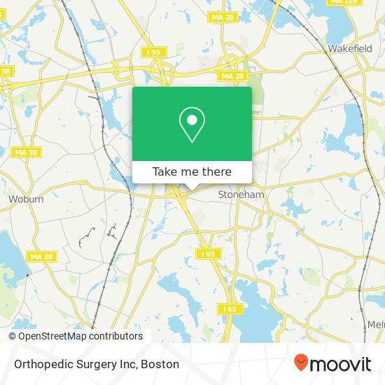 Orthopedic Surgery Inc map