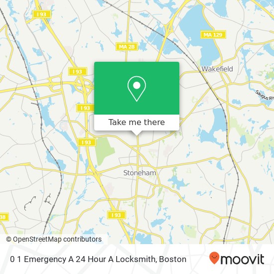 Mapa de 0 1 Emergency A 24 Hour A Locksmith