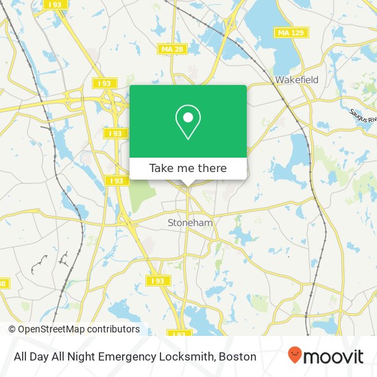 All Day All Night Emergency Locksmith map