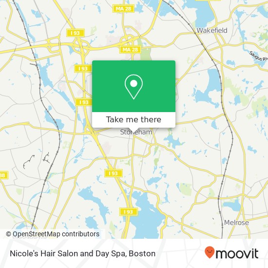 Nicole's Hair Salon and Day Spa map