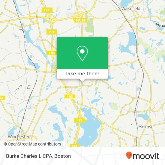 Burke Charles L CPA map