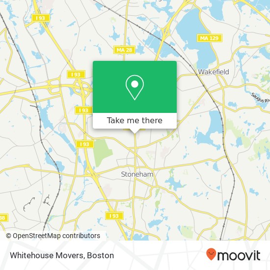 Mapa de Whitehouse Movers