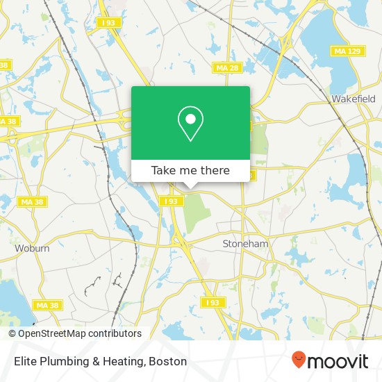 Elite Plumbing & Heating map