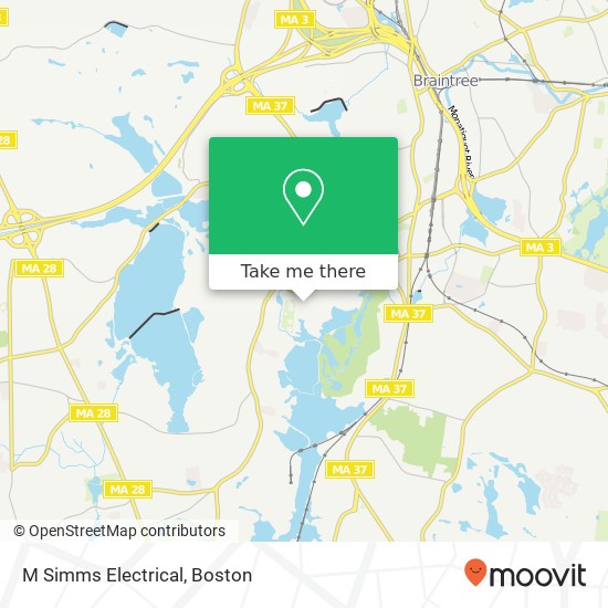 M Simms Electrical map