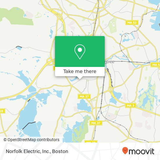 Mapa de Norfolk Electric, Inc.