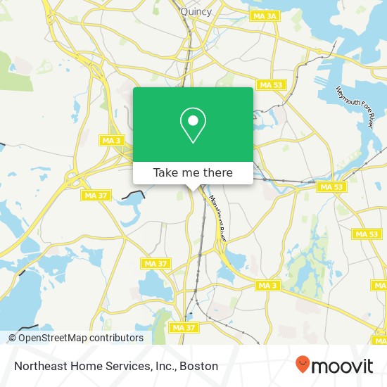 Northeast Home Services, Inc. map
