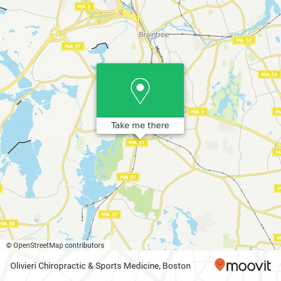 Olivieri Chiropractic & Sports Medicine map