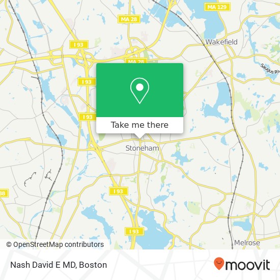 Nash David E MD map