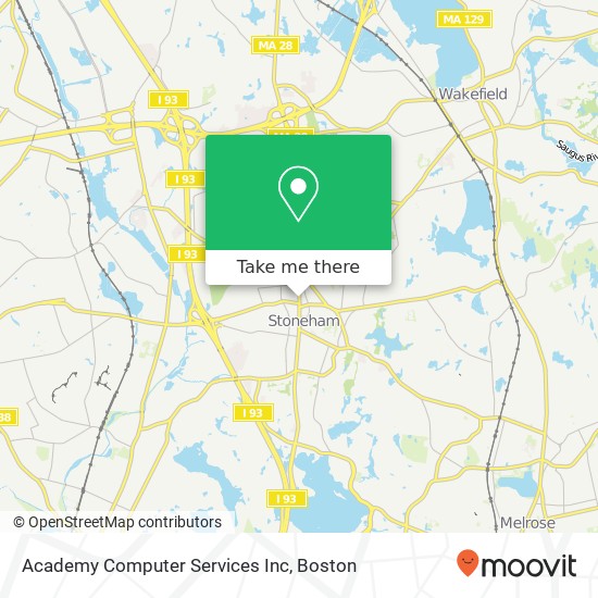 Mapa de Academy Computer Services Inc