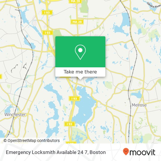 Mapa de Emergency Locksmith Available 24 7