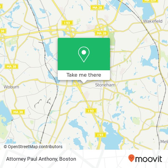 Attorney Paul Anthony map