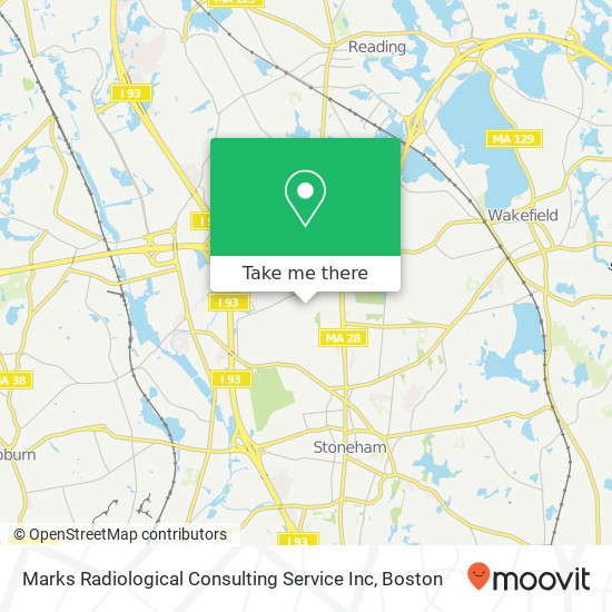 Marks Radiological Consulting Service Inc map