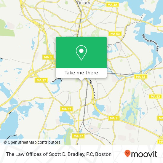 The Law Offices of Scott D. Bradley, P.C map