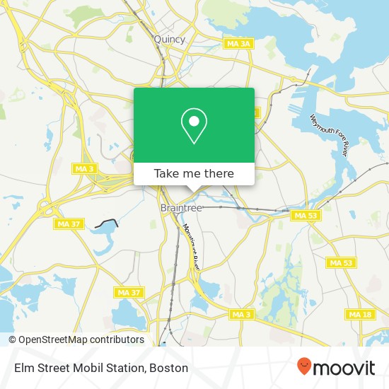 Mapa de Elm Street Mobil Station