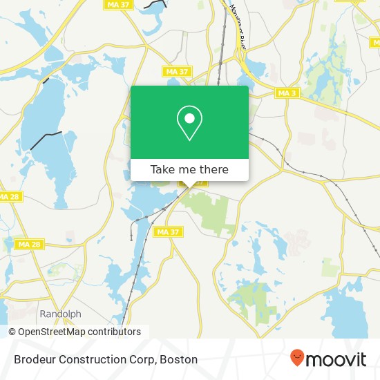 Brodeur Construction Corp map