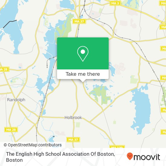 Mapa de The English High School Association Of Boston