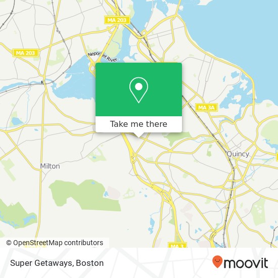 Super Getaways map