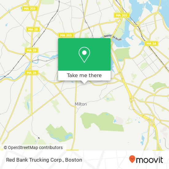 Mapa de Red Bank Trucking Corp.