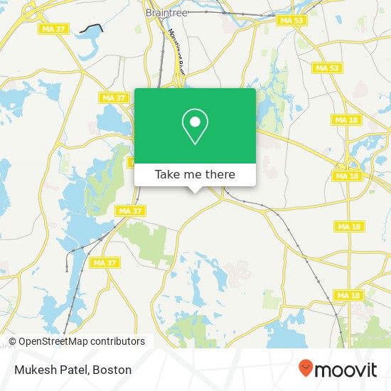 Mapa de Mukesh Patel