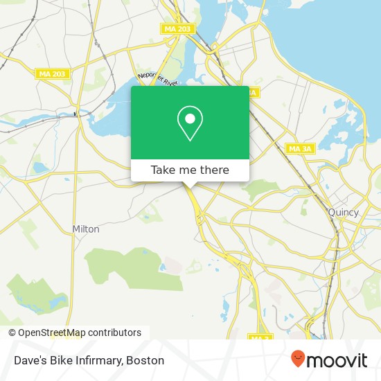Dave's Bike Infirmary map