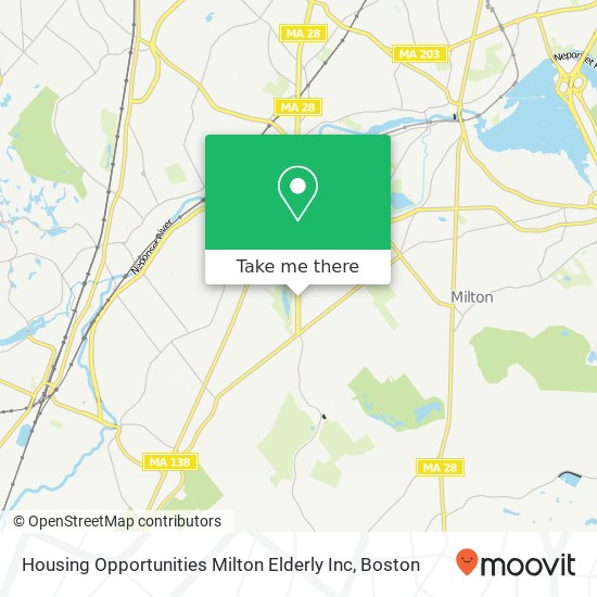 Housing Opportunities Milton Elderly Inc map