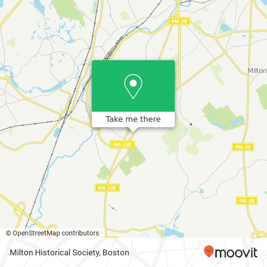 Mapa de Milton Historical Society