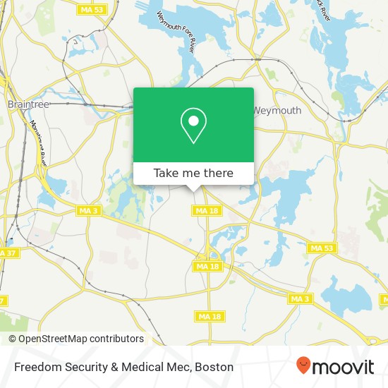 Mapa de Freedom Security & Medical Mec