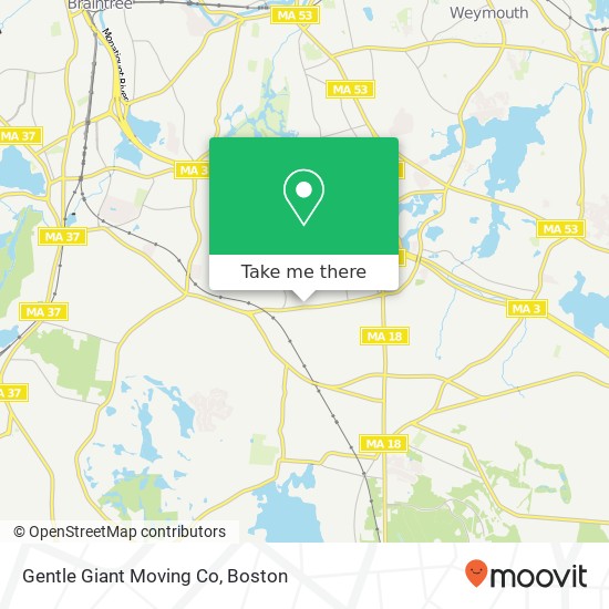 Gentle Giant Moving Co map