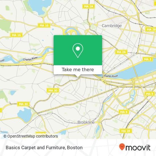Mapa de Basics Carpet and Furniture