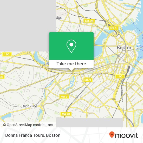 Donna Franca Tours map