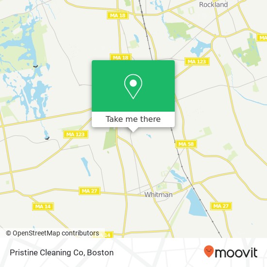 Mapa de Pristine Cleaning Co