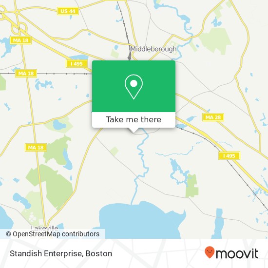 Standish Enterprise map