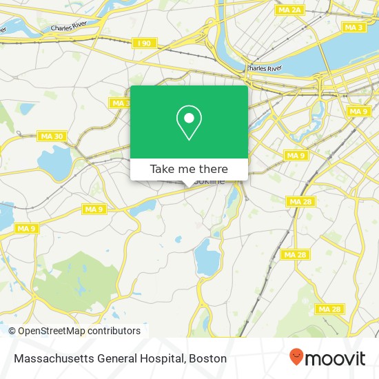 Mapa de Massachusetts General Hospital