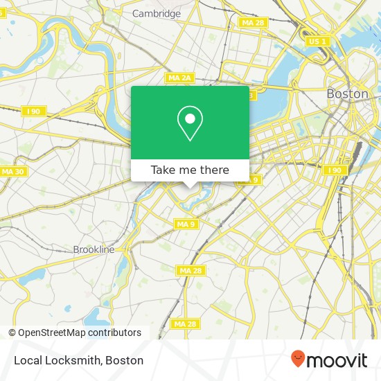 Local Locksmith map