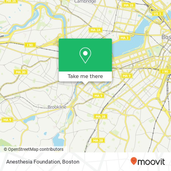 Anesthesia Foundation map