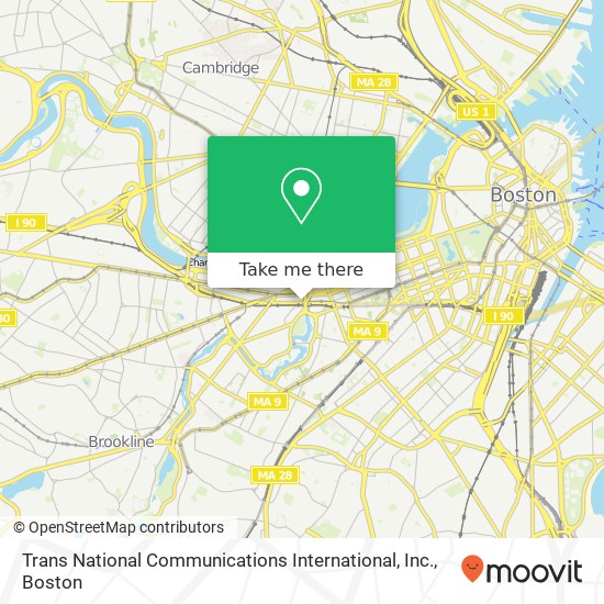 Trans National Communications International, Inc. map
